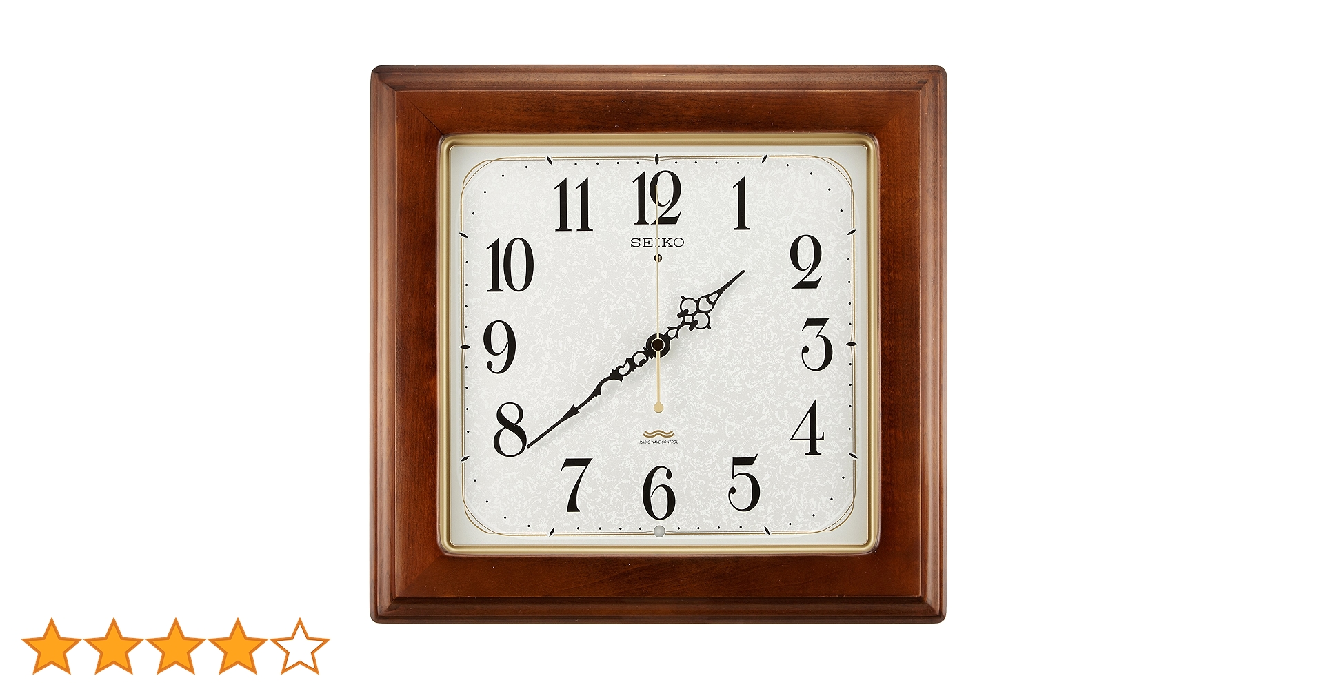 【新品未使用】SEIKO 電波掛時計 セイコー　箱・説明書・石膏ボード用掛金具付 kx256b.jpg